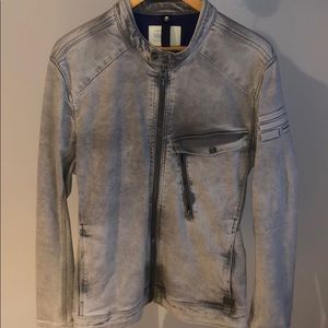 Men’s G-Start Raw Grey Wash Denim Jacket